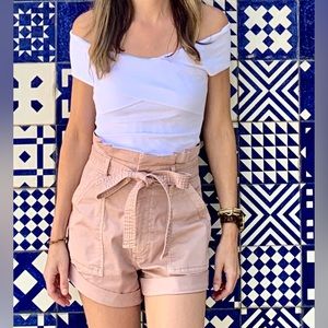 Abercrombie off the shoulder ribbed bodysuit